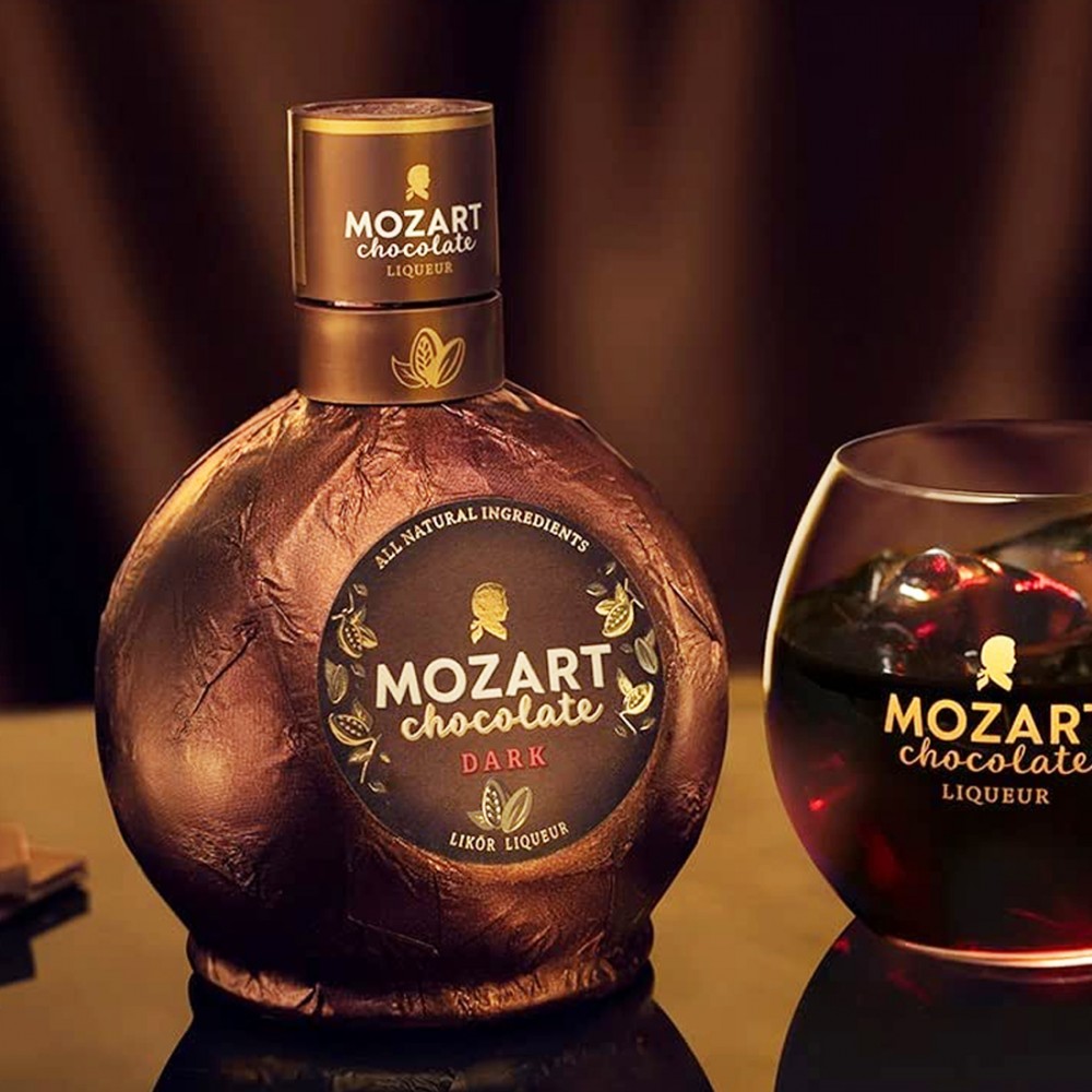 Mozart Lichior Gold Chocolate Cream 07l Bauturialcoolicero